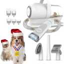 Neakasa by neabot P1 Pro Pet Grooming Vacuum Suction 99% Pet Hair, Dog Grooming Kit with 5 Professional Grooming Shedding Tools for Dogs Cats and Other Animals (White)