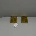 10 Pack Self-Stick Push Pull Helper ABS Plastic Wardrobe Handle Instant Cabinet Drawer Furniture Handles (Gold)