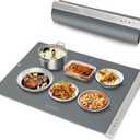 STAGI Food Warming Mat for Buffets, Dual-Zone Electric Warming Tray with 4 Temperature Settings & Timer, Large Roll-Up Silicone Hot Plate, Child Lock & Auto Shut-Off, Portable Warmer for Parties