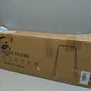 Swing Stand for Kids,Baby Swing Frame, Toddler A-Frame Metal Swing Set for Backyard, Outdoor Indoor use, Fits for Most of The Toddlers Swings (Dark Black)