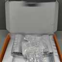 100PCS Mylar Bags with 400cc Oxygen Absorbers, 11.8 Mil Thicker Long Term Food Storage Bag, 1 Gallon 10x14 6x9 4x6 Stand-up Zipper Resealable Heat Sealable for Airtight Smell Proof Packaging (100PCS Multi Size)