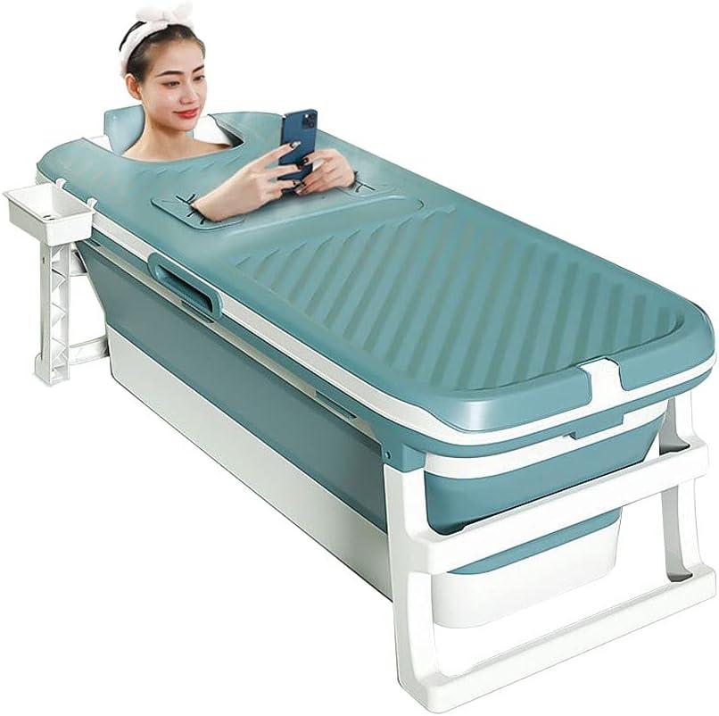 Foldable Adult Bathtub Portable Soaking Bath Tub 53 Inch | Foldable bathtub for Ice Bath-Collapsible bath tub for adults 53inch