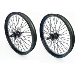 20" x 1.85" Heavy Duty Bike Rim Wheel Set, 12 Gauge 48 Spokes Wheelset, Double Wall Aluminum Alloy Bicycle Wheels Rims (Front & Rear) Disc Brake