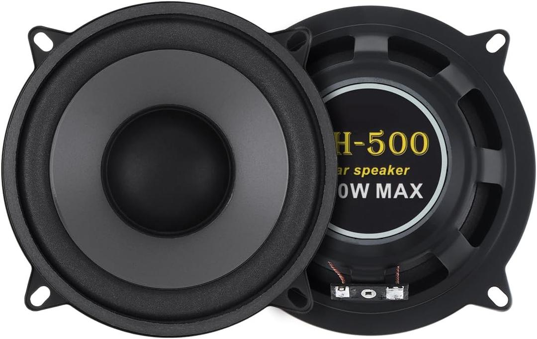 2 Pieces 5 Inch 500W 2-Way Car HiFi Coaxial Speaker Vehicle Door Auto Audio Music Stereo Full Range Frequency Speakers