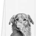 Funny Golden Retriever Hand Towels for Bathroom Washroom, Dog Bathroom Decor, Gifts for Golden Retriever Lovers, Funny Dog Bathrooms Hand Towels, 16x24 Inch