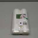 Bonsenkitchen Vacuum Sealer Bags, 11 in x 50 ft Rolls 2 Pack Seal Bags for Food Storage Saver, BPA Free, Commercial Grade Textured Food Roll Bags, Customized Size Bag for Sous Vide Cooking,VB3210