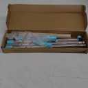 3 in 1 Carpet Rake for Pet Hair Removal, Reusable Pet Hair Remover Broom, 60'' Adjustable Long Handle Dog and Cat Hair Remover Tool Set of 3, Lint Remover Scraper for Carpets, Rugs, Mats, Couch, Car (Blue)