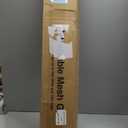 Retractable Baby Gates 2 Pack, 55" Wide Mesh Dog Gate Indoor