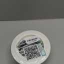 5 Inch Round Air Vent, HG Power ABS Louver Grille Cover with Built-in Screen Mesh, White Soffit Vent for Bathroom Office Kitchen Ventilation - Opening Size 4.56"