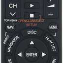 EUR7722XJ0 Replace Remote Control Compatible with Panasonic DVD VCR Combo SC-HT830V SC-HT830 SC-HT833 SCH-T833V SAHT830V SAHT833VP SAHT833VP/VCR SAHT830VP SAHT830VPC SAHT833V