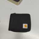 Carhartt Men's Nylon Duck Zipper Wallet, Black