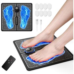 Transcutaneous Electronic Nerve Stimulator and Powered Muscle Stimulation for Pain Relief, EMS Foot Massager