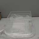 Geelin 6 Pack Acrylic Risers for Display Acrylic Cube Boxes Risers Display Stands with Hollow Bottoms Decorative Stand for Jewelry Candy Table Decor 6 Sizes(Clear)