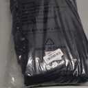 Ascoza 2pack 120 Inch Black Round Tablecloth in Polyester Fabric for Wedding/Banquet/Restaurant/Parties