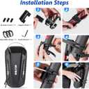 flintronic Scooter Storage Bag, 2L Large Capacity Scooter Handlebar Bag, EVA Handlebar Waterproof Front Bag for Carrying Phone, Wallet, Repair Tools, Charger Tools