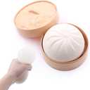 Squishy Dumpling Stress Ball Toy, Sensory Toys for Kids with Autism, ADHD,Stress Relief Toys Kids&Adult,Classroom Prizes,Party Favors for Kids.