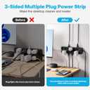 20 Outlet Power Strip with USB C,6Ft Extension Cord with Multiple Outlets, 2700 Joules Surge Protector,1875W/15A, ETL Listed for Home Office Dorm Gaming
