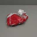 SUUKSESS Women Sexy Bandeau High Waited Two Piece Bikini Sets Cheeky High Cut Swimsuit Color Block Bathing Suit (Red White, Small)