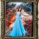 Green 8x10 Vintage Picture Frame - Elegant Gold Ornate Antique Fancy Picture Frames with Glass Front, Tabletop & Wall Display