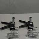 Labor Saving Arm Jack Handle 2 Pack,12 in Construction,Multifunctional Furniture Jack for Installing Cabinets and Wall Tile Height Adjuster Handheld Lifter Tool, Load 440LBS (Black)