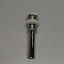 Kingston Brass EV8416 Coronet Push Pop-Up Bathroom Sink Drain Without Overflow, Polished Nickel 8.44 x 2.44 x 2.44