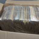 Geosar 800 Pcs Kraft Bags with Window Stand Up 7 X 10 Inch Pouches