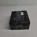 Acrylic Display Case for Figures Dustproof, Clear Display Box with Building Base, Collection Bricks Storage Blocks Aciton Figure Showcase(Black)