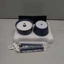 KDG 2 Pack Cordless Table Lamp,Portable LED Desk Lamp, 4000mAh Battery Operated, 3 Color Stepless Dimming Up, for Restaurant/Bedroom/Bars/Outdoor Party/Camping/Coffee Shop Night Light(Blue)