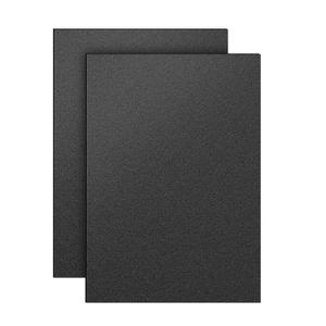 2 Pack Black ABS Plastic Sheet 12" x 16" 1/8" Thick (3mm), High Tensile and Impact Strength Moldable Plastic Sheet Plexiglass Sheet, DIY Material for Home Decor,Handicrafts