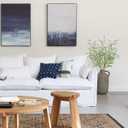 Briful 44.5 Tall Faux Eucalyptus Stems  Realistic Artificial Greenery Stems 5PCS Seeded Willow Eucalyptus Stems Brown Branches for Home, Office, Wedding, Bouquet, Centerpiece, Christmas Decoration