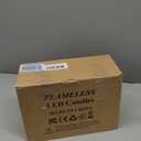 Vinkor Flameless Candles Battery Operated Candles Real Wax Pillar LED Candles with 10-Key Remote and Cycling 24 Hours Timer (Ivory 4" 5" 6" 7" 8" 9") | LED Candles, Battery Operated Candles, Real Wax, with 10-Key Remote, Cycling 24 Hours Timer, Pillar