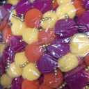 Suncalla 12 Pcs 4ft Marigold Garland with Bells for Diwali Decor, Orange