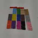 (Pack of 128) Mini Wooden Colored clothespins,16 coloers Each 8pcs