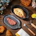 Cast Iron Dutch Oven for Bread Baking Pre Seasoned Cast Iron Loaf Pan with Lid and Sourdough Baking Supplies Nonstick Dutch Oven Pot for Homemade Bread