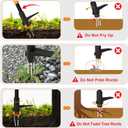 Weed Puller Tool, Fully Stand Up Weeding Tool With 3 Claws - Zero Bending and Back Saver, Effortless and Efficient Weed Remover, Durable and Lightweight Weeder, Ideal for Effortless Weed Removal