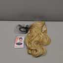 Blonde Wavy Wig for Women, Long Middle Part Blonde Wavy Curly Fairy Costume Synthetic Hair Wigs for women Anime Cosplay Halloween Costume Party Daily Use Wig