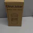 Electric Citrus Juicer Rechargeable - Electric Juicer Machines with USB and Cleaning Brush Portable Compact Juicer for Orange, Lemon, Limes (Red)