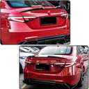 Trunk Spoiler for Alfa Romeo Giulia 2017-2024 | Car Rear Boot Lid Highkick Spoiler Wing Lip Gloss Black