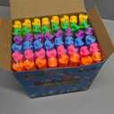 48 Pack Big Bubble Wands Bulk in 6 Colors,Ideal for Easter, Summer, Halloween, Valentine, Classroom Prizes