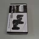 BS-218pro Universal Speaker Wall Mount for Small Speakers , Vertical 120°, Horizontal 180°Adjustment, Hold up to 30lbs, Compatible with Bose, JBL, KEF, Klipsch, Sony & Others(2 Packs Black)