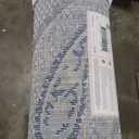 JONATHAN Y Paisley High-Low Indoor Outdoor Area Rug 3X5 Blue/Light Gray, Julien for Backyard, Patio, Porch, Easy-Cleaning, High Traffic, Pet-Friendly, Non-Shedding (AMC102C-3)