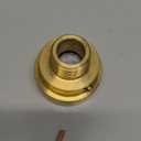 Swimming Pool Spa Brass Deck Jet Fountain Crown Nozzle with Grounding Lug,Suitable for All Kinds of Swimming Pools and Fountains