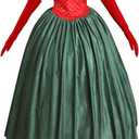 Adult May Cosplay Costume Anime Christmas Dress Gloves Outfit for Women (Medium)