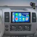 5G WiFi Upgrade Car Radio for Nissan Frontier Xterra 2000 2001 2002 2003 2004 2005 2006 2007 2008, 7 Inch Touch Scree Headunit Stereo with Wireless Carplay Android Auto GPS FM SWC RDS Bluetooth Camera