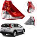 WFLNHB Right Side Tail Light Replacement for Honda CRV 4-Door 2012 2013 2014 Rear Tail Light Brake Lamp Assembly Passenger Side 33500-T0A-H01 HO2801183