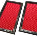 Engine Air Filter Compatible with Infinit Q50 & Nissan Cube, NV200, Versa, 2007-2021, 3.5L 3.7L, Flexible Panel, Replace# 16546-ED500 2pack