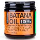 Batana Oil for Hair Growth Dr Sebi, 100% Raw Organic Batana Hair Mask from Honduras, Wild Growth Hair Oil, Scalp Oil Promotes Hair Thickness, Prevents Loss for Men & Women, 4.06 fl oz