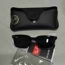 Ray-Ban unisex-adult Rb2234 Brunel, 6 mm, Black/Black Polarized
