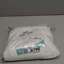 River Dream No Hook Slub Textured Shower Curtain with Snap-in PEVA Liner Set - 71" x 74"(72"), Hotel Style with See Through Top Window, Fabric Outer Curtain & Waterproof Inner Liner, White, 71x74