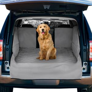 SUV Cargo Liner for Dogs - Water-Resistant Pet Trunk Cargo Cover Mat for SUVs and Sedans with Bumper Flap Protector, Trunk Cover, Non-Slip Liner, (35" X 40") Upgraded 2025